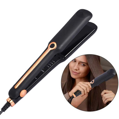 Professional Hair Straightener Ceramic Flat Iron Electric Splint Straight Styling Tool 2 in 1Hair Straightener and Curler